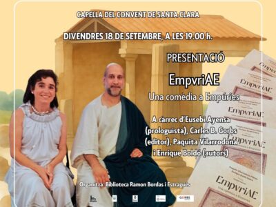 Presentació del llibre: EmpvriAE. Una comèdia a Empúries.